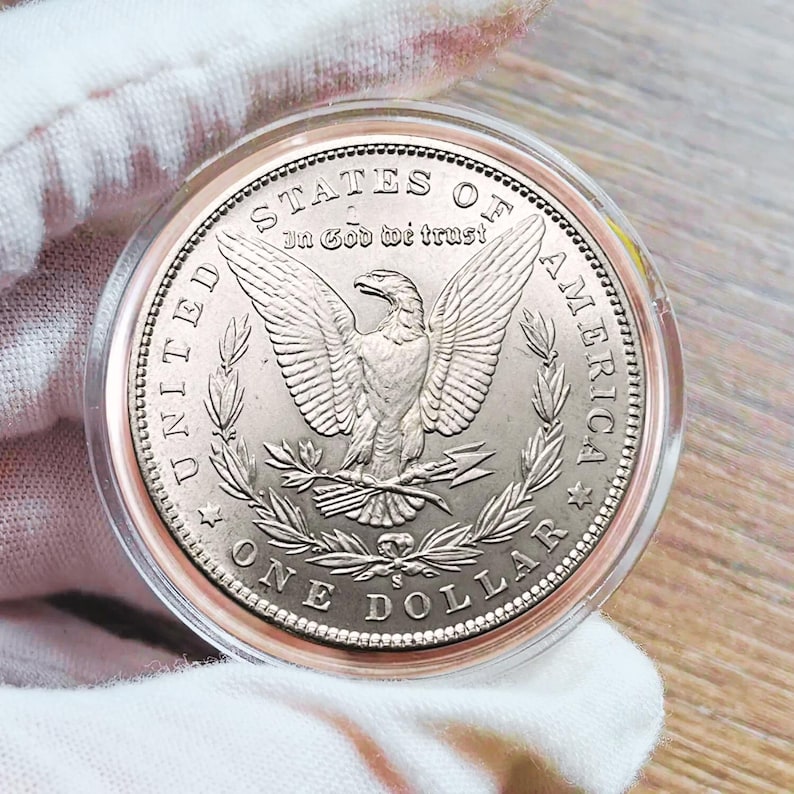 1893 S Morgan Dollar Rare Commemorative Coin for Collectors. image 2