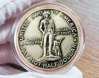 1925 Lexington Half Dollar Rare Commemorative Coin for Collectors.