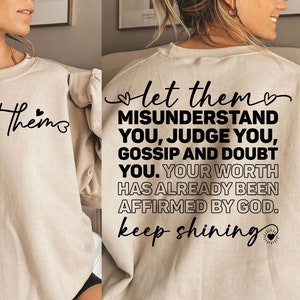 Let Them SVG PNG, Keep Shining Png Svg, Inspirational Svg, Self Worth Svg, Self Love svg design Inspirational Png Svg