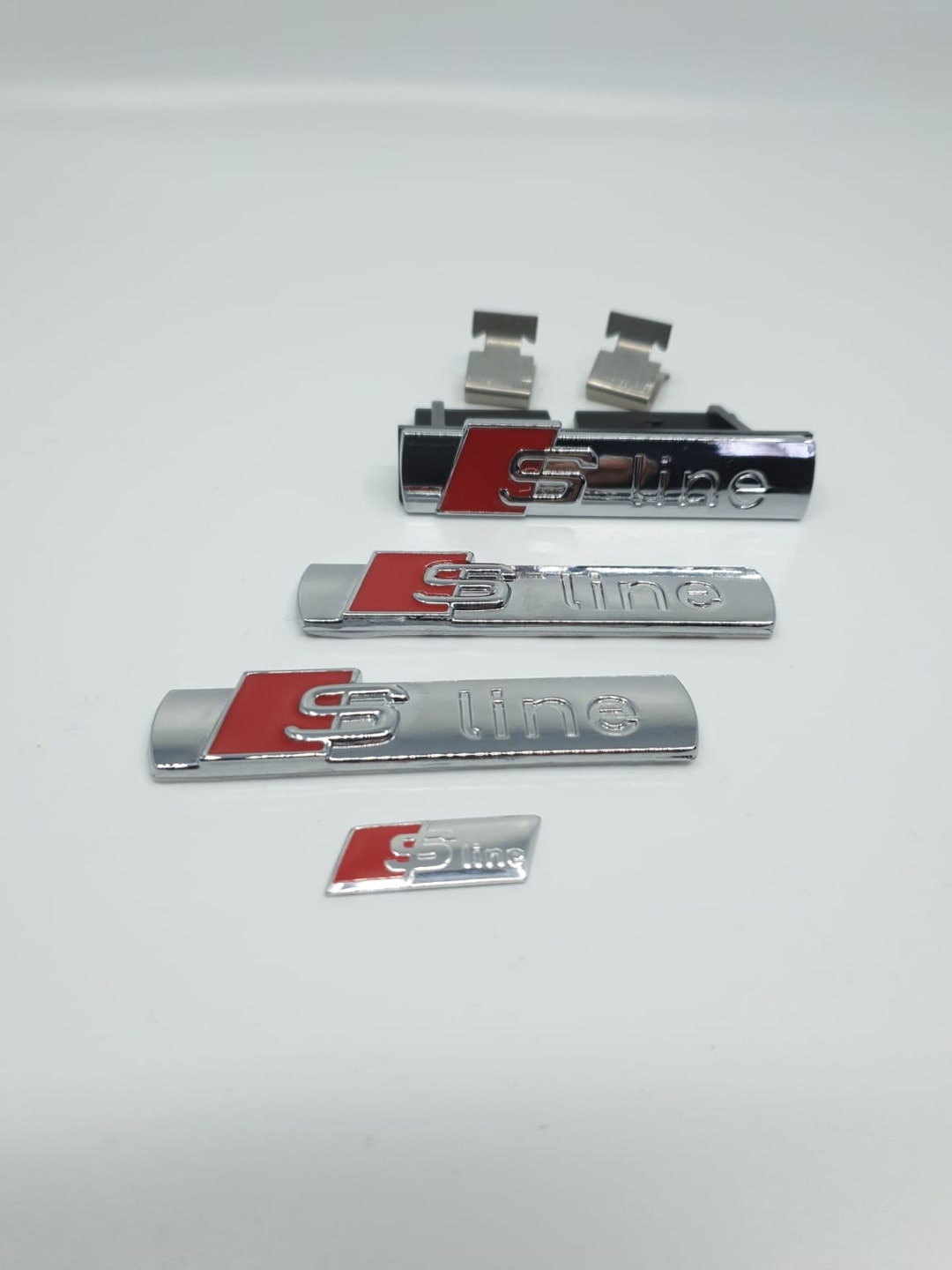 4 Stück Set Alle Model S Line Badge Front Grille Embleme Etsy