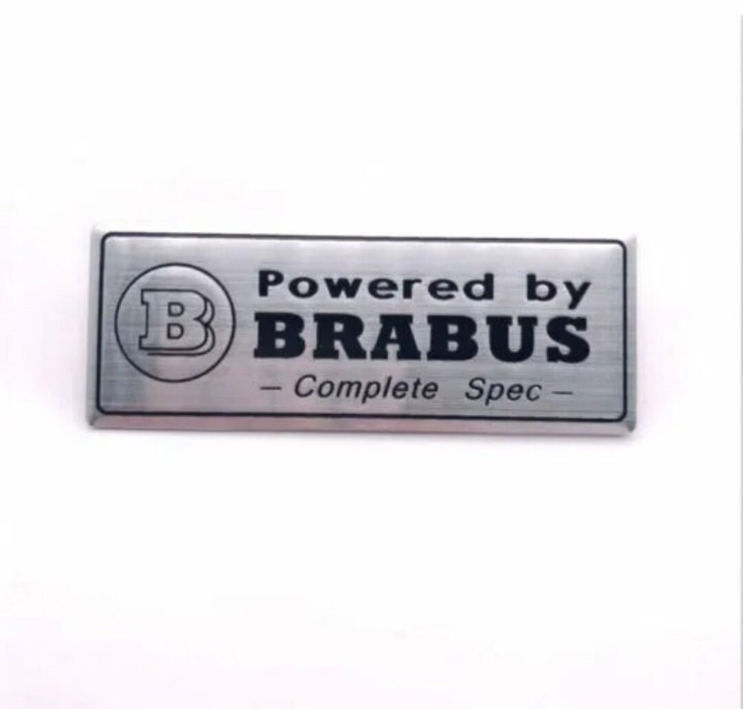 1x AMG Powered by BRABUS Logo Emblem Abzeichen Mercedes - Etsy
