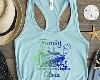 Custom Family Cruise Tank Top, Custom Cruise 2024 Tank Tops, Family Cruise Tank, Custom Cruise Family Group for 2024, Family Cruise