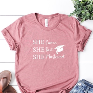 Master&#39;s Degree Graduation Shirts,  Graduation High School Shirt, graduation tee shirt, University Shirt,PhD Graduation,Doctoral Student,
