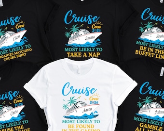 Custom Family Cruise 2026 Shirt: Matching Group Tee