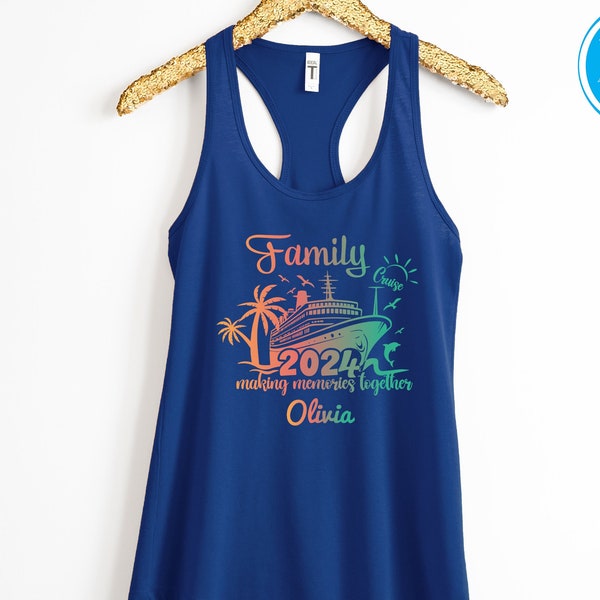 Custom Cruise 2024 Tank Tops, Custom Family Cruise Tank Top, Family Cruise Tank, Custom Cruise Family Group for 2024, Family Cruise