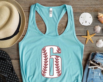 Personalized Baseball Tank Top, Baseball Numbers Tank Tops, Baseball Mom Tank, Personalized Baseball Number Tees, Custom Baseball Shirts,