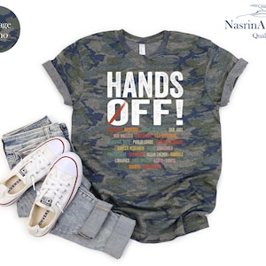 Hands Off Protest Shirt, Political Activism Tee, Environmental Rights T-Shirt, Save Public Lands Shirts afbeelding 3