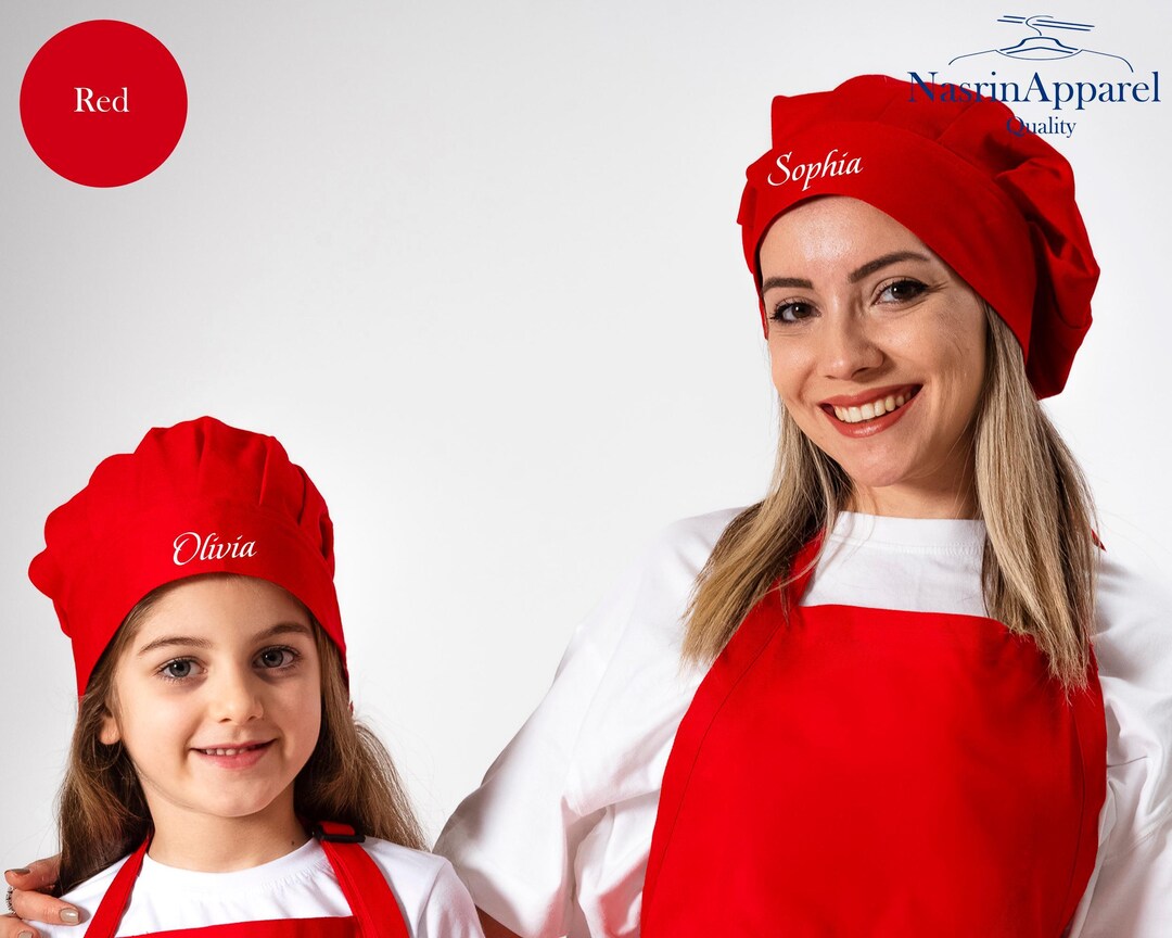 thumbnail image 2 of Personalized Chef Jacket & Hat Set - Custom Embroidered Name Short Sleeve Chef Coat Uniform 2 of 12
