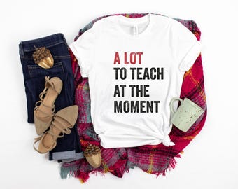 Trendy Teacher Shirt Swift Concert New Teach Back to School Funny Cute Birthday Gift Elementary 2026 Concert Tour Eras A Lot