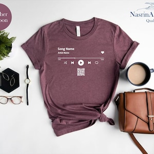 Custom Song QR Code Shirt: Personalized Music Gift