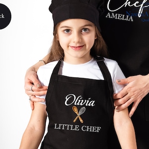 Personalized Kids Apron, Toddler Apron, Child Aprons, Kids Apron, Customized Apron, Little Chef, Cooking Apron, Kitchen Apron, Custom Apron
