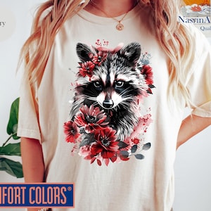 Comfort Colors® Raccoon Vintage Graphic Shirts, Retro Raccoon Shirt, Cute Retro Funny Tee, Raccoon Shirt, Racoon, Raccoon Gifts, Raccoon
