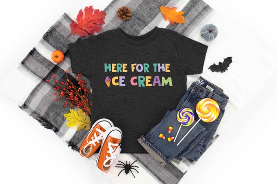 Kids' Ice Cream Shirt, Funny Toddler Summer Tee