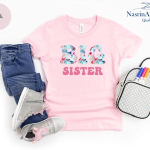 Big Sister Shirt, Big Sister Toddler Shirt, Cute Announcement Kids, Big Sister Gift, Pregnancy Announcement Crew Neck, Big Sister T-Shirt