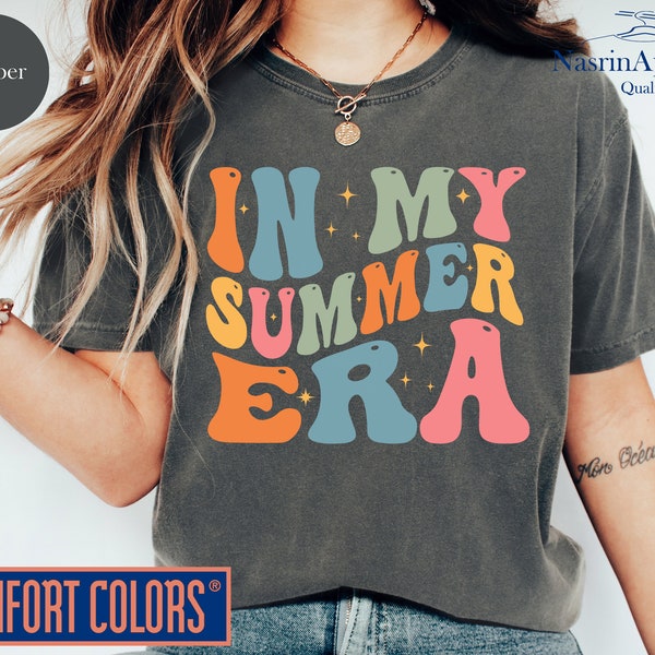 In My Summer Era Comfort Colors, Last Day of School Shirt, Teacher End of Year Gift, Out for Summer End of Year Teacher Gifts, Teacher Gift