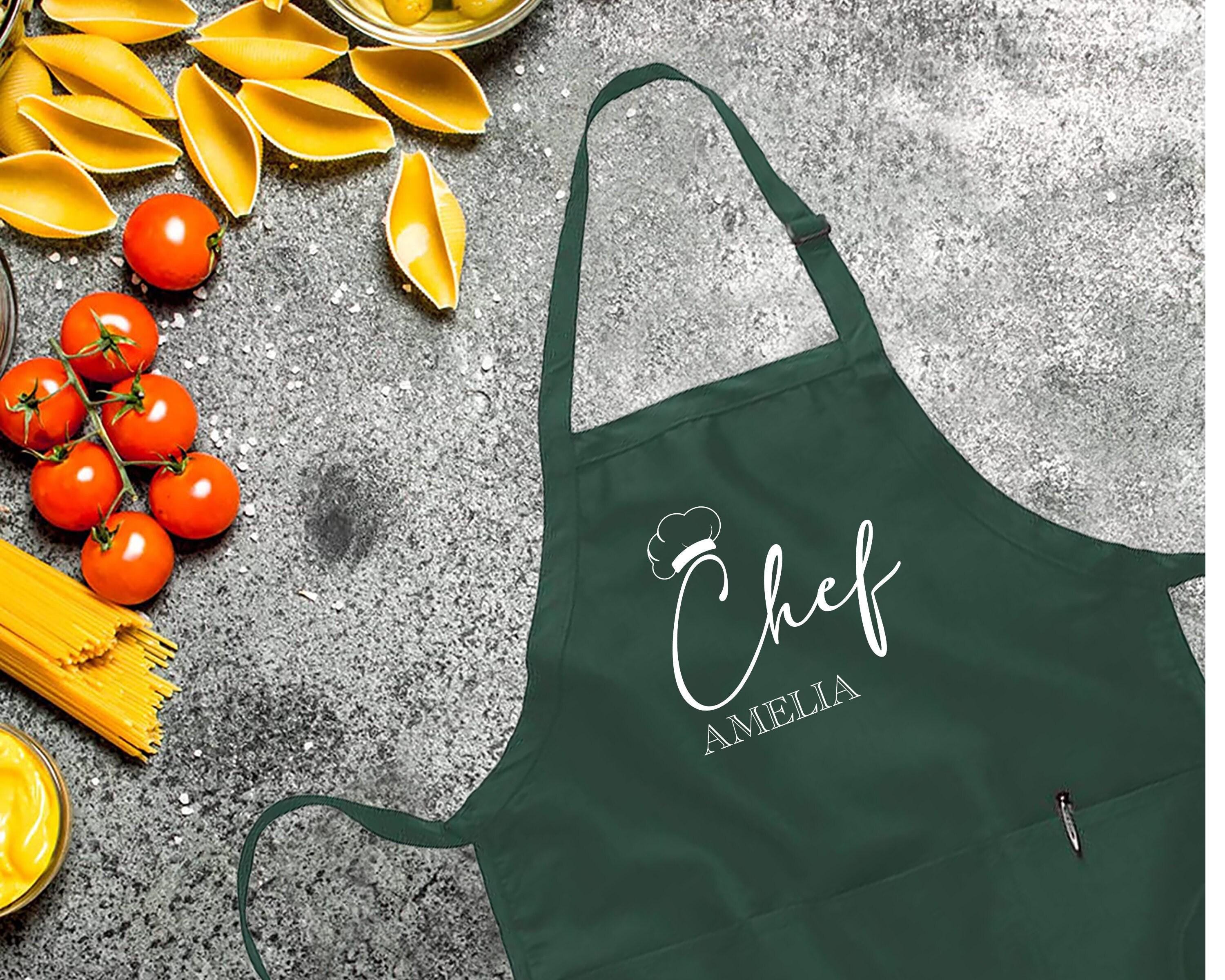 Custom Chef Apron: Personalized Kitchen Apron for Men & Women - Etsy
