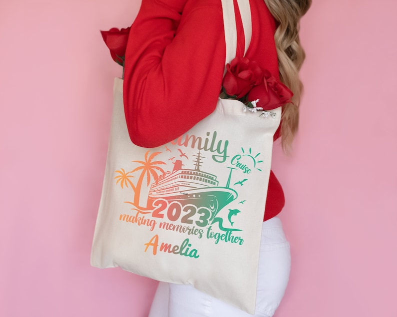 Personalized Cruise Ship Tote Bag Cruising Tote Bag Girls Etsy