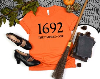 Salem Witch Shirt: 1692 Halloween Comfort Colors Tee