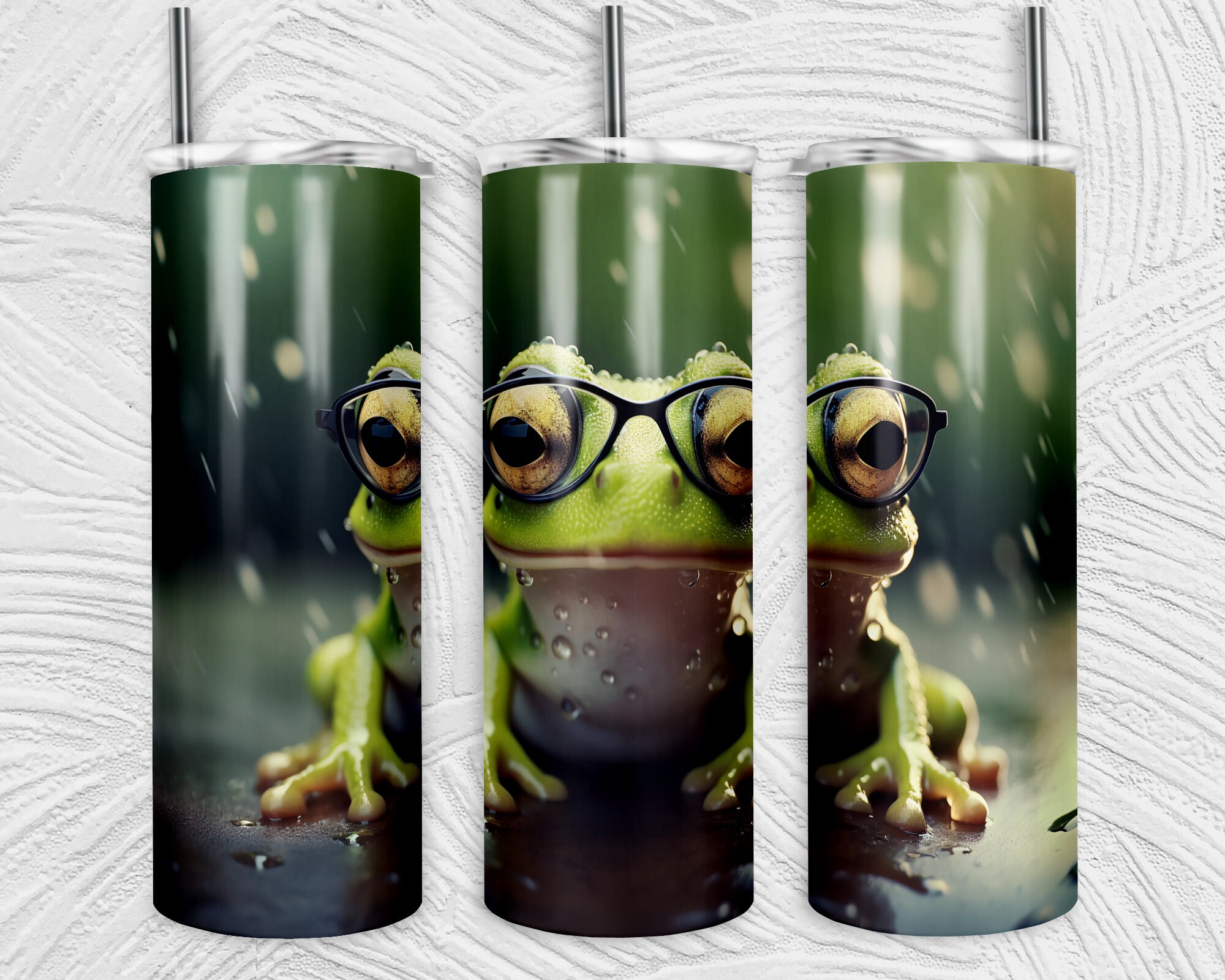 Cute Frog Tumbler Wrap | 20oz Tumblers PNG | Sublimation Design ...