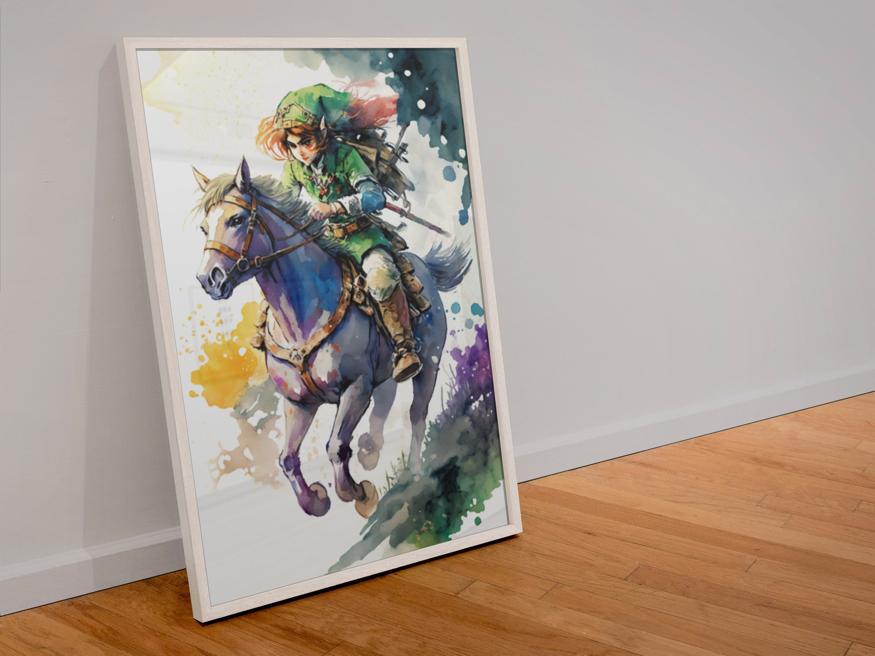 Zelda Art Prints Link Young Link Princess Zelda Etsy