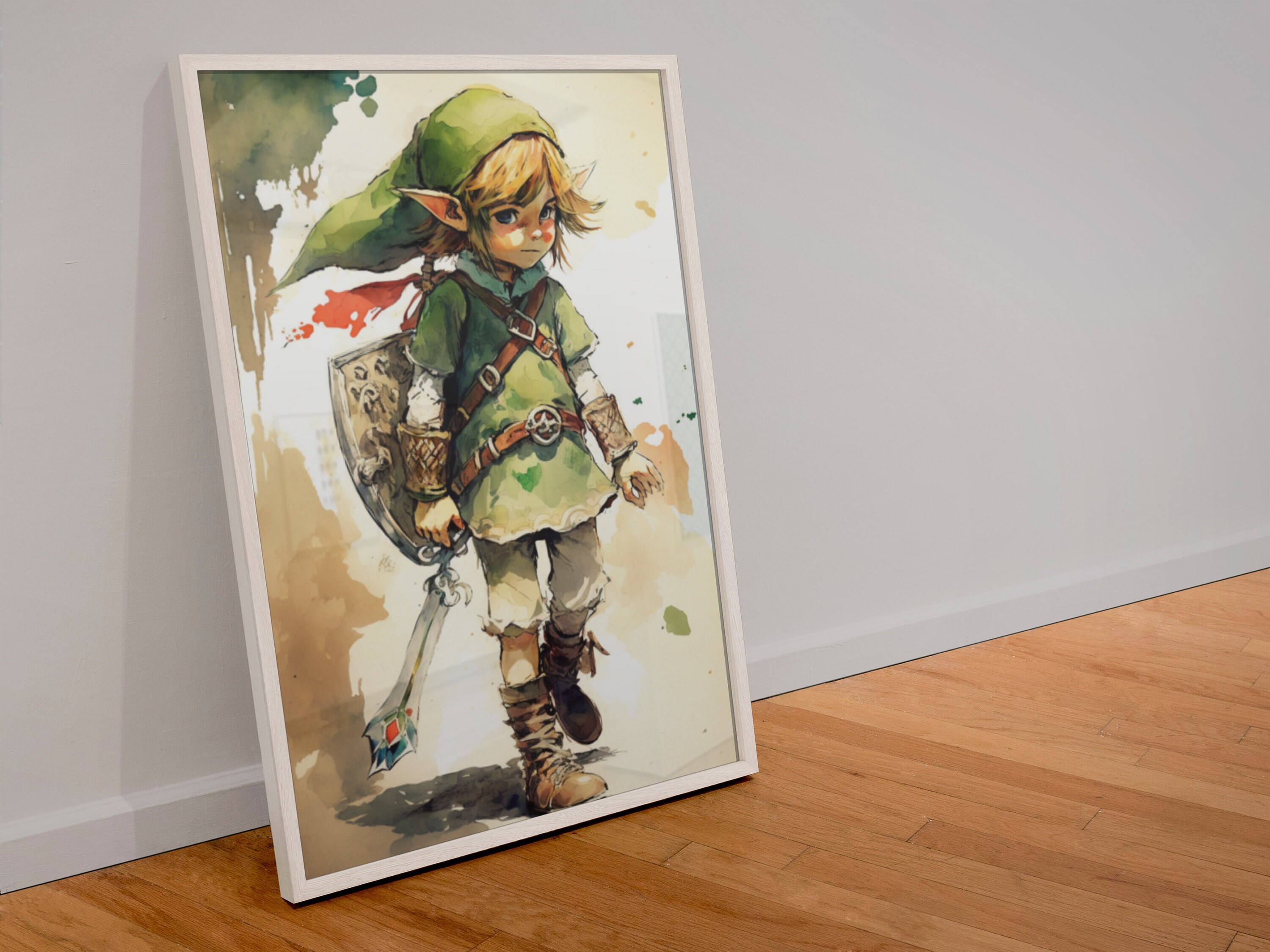 Zelda Art Prints Link Young Link Princess Zelda Etsy