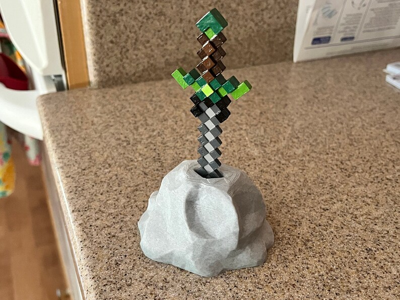 Minecraft Dungeons Hawkbrand Sword Digital Model Etsy