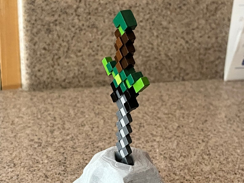 Minecraft Dungeons Hawkbrand Sword Digital Model Etsy