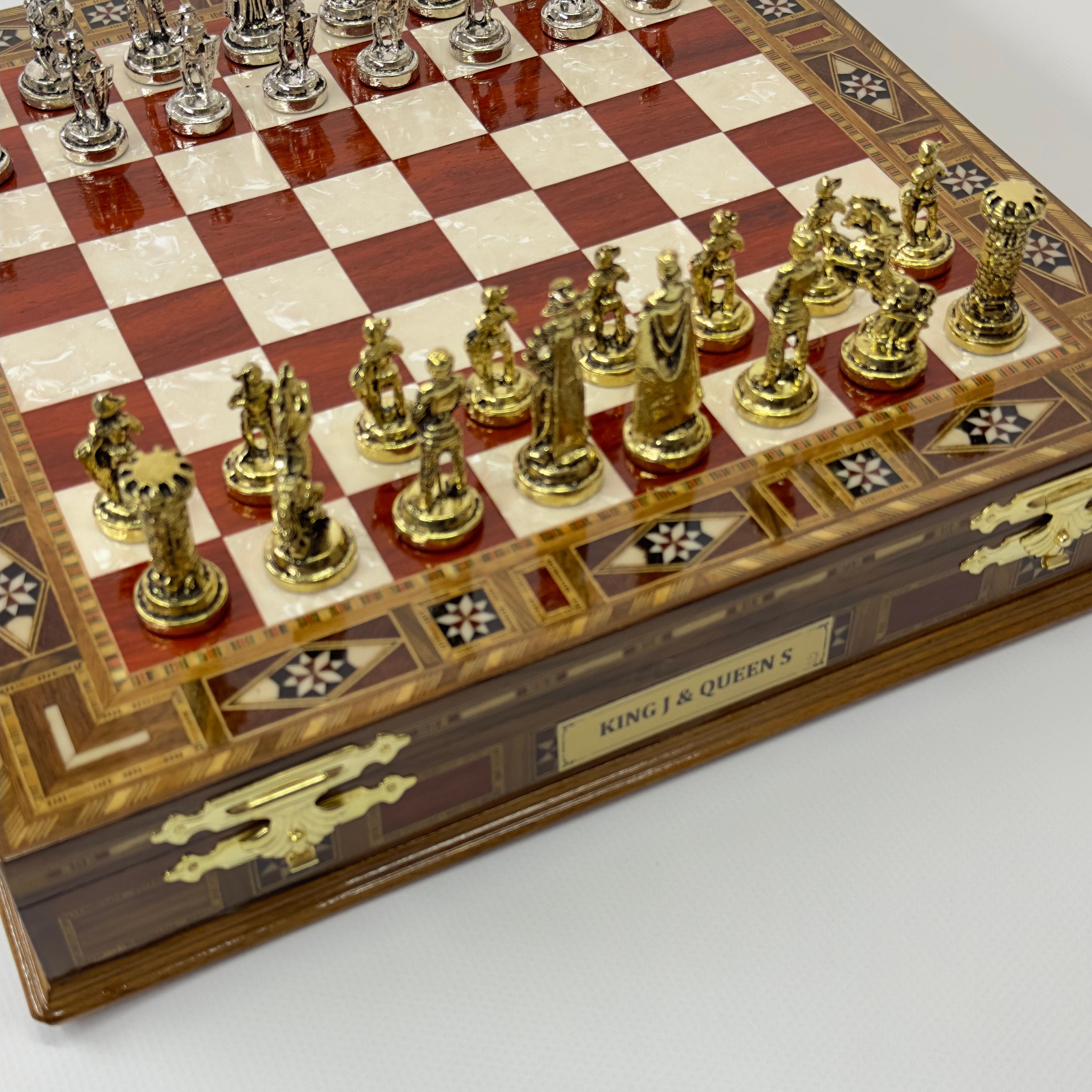 Custom 1st Grade Class Chess Set by Custom Chess & Handwork by Q2