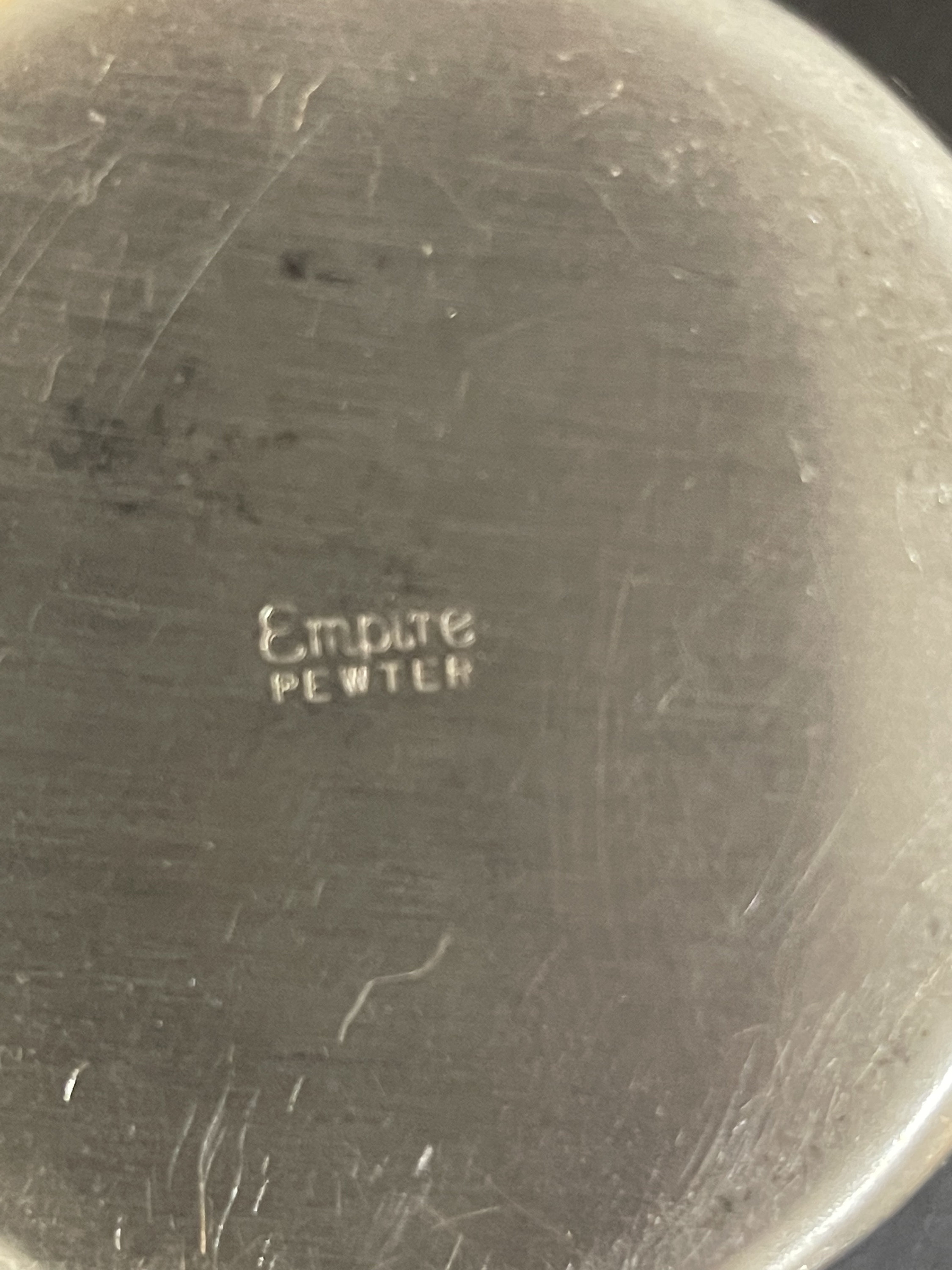 Vintage Empire Pewter Baby Cup Wall Shelfie Display Container Etsy