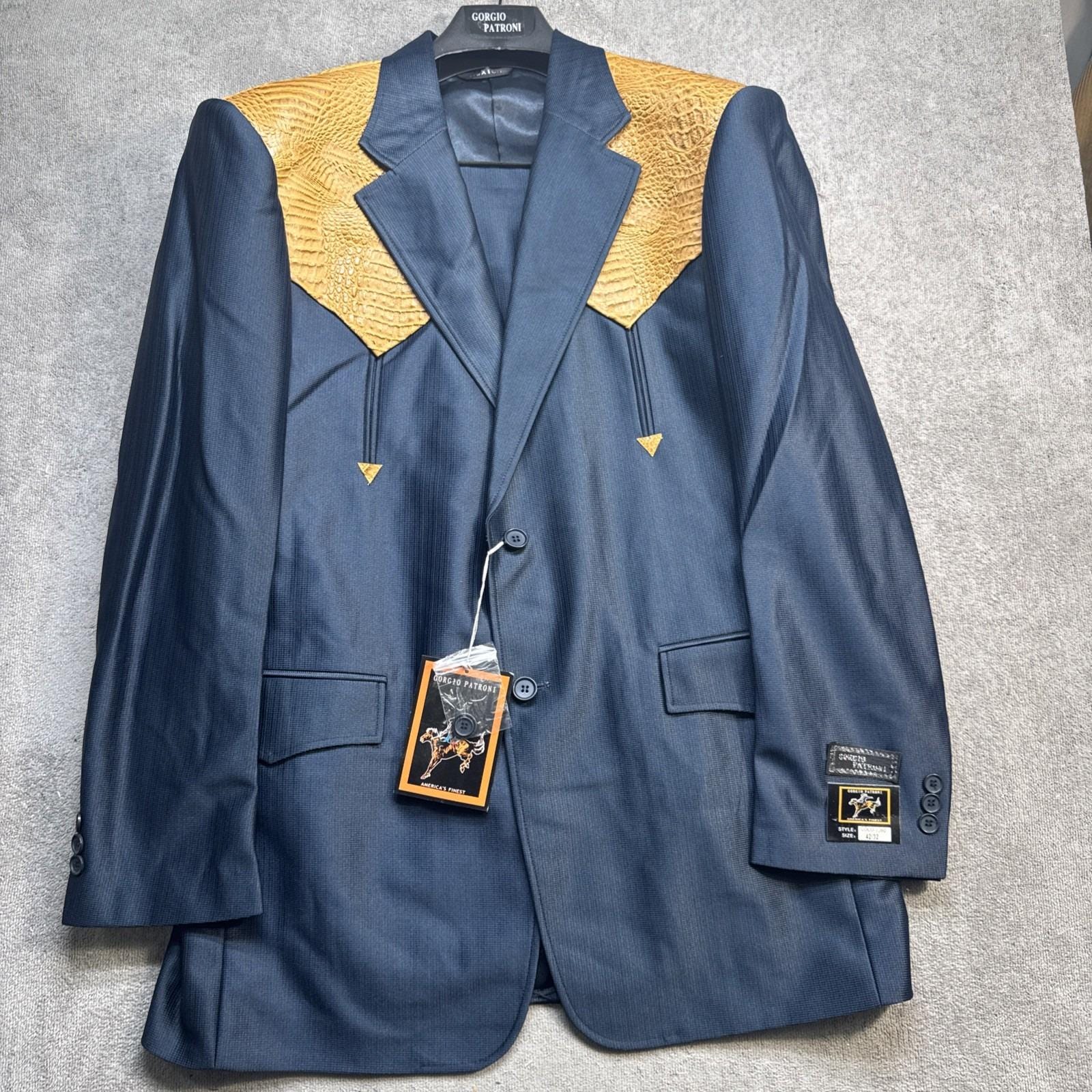 Vintage Western Suit 42 - Etsy