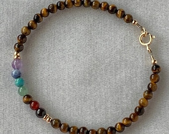 Pulseira masculina de pedras preciosas de chakra, pulseira de cura de 7 chakras, pulseira de chakra para homens, pulseira mala, pulseira masculina de proteção de meditação