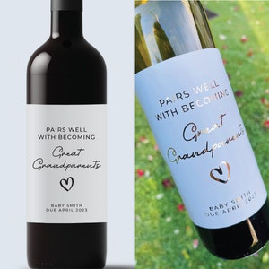 Pairs well with being Great Grandparents, Pairs well with becoming grandparents , Gift for Aunt, Uncle, Pairs well with being grandparents