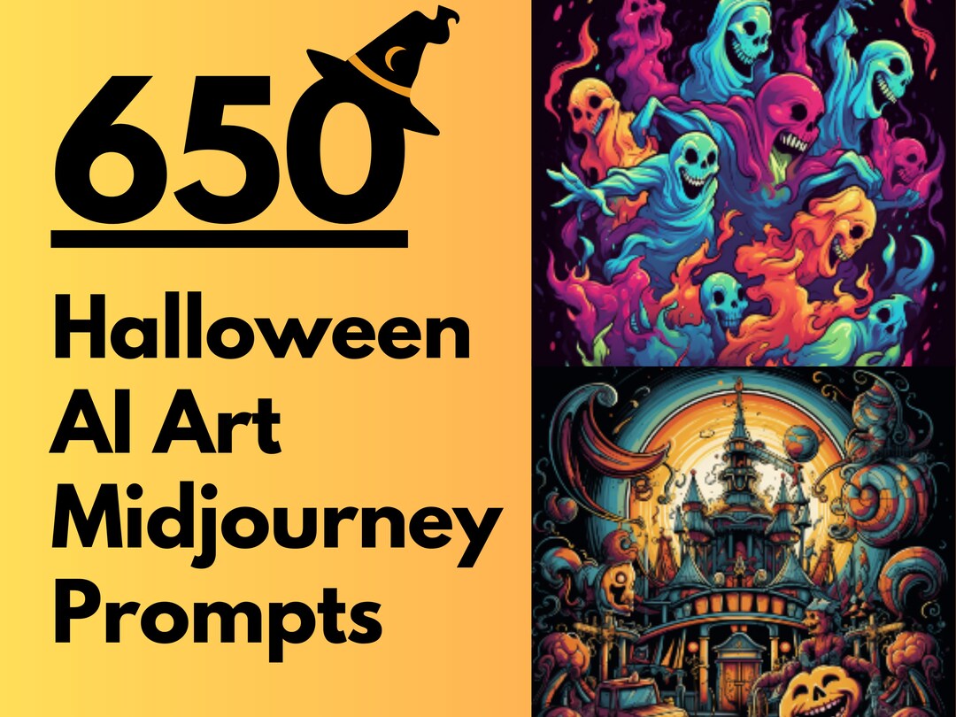 Midjourney Prompts for Halloween AI Art Prompts Halloween Clip Art Dall