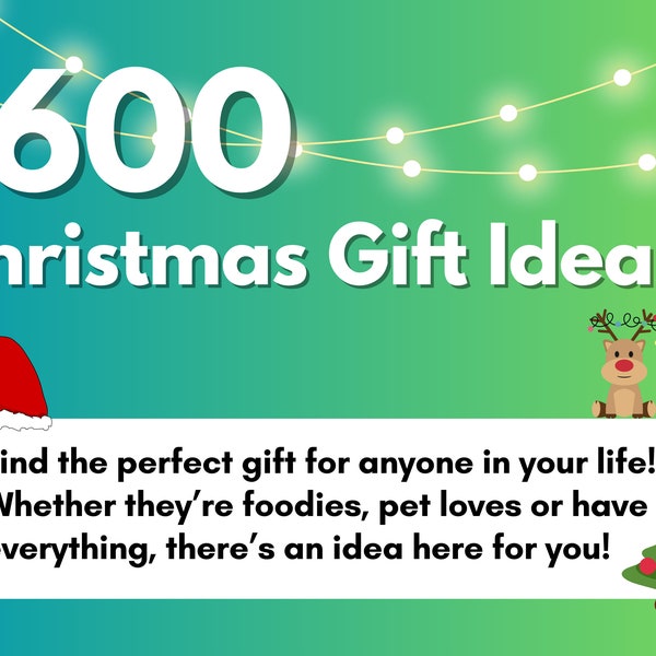 Ultimate Christmas Gift guide: 1600 Gift Ideas | Thoughtful holiday Xmas ideas for every passion | Pet lovers | Fashionistas | Foodies |