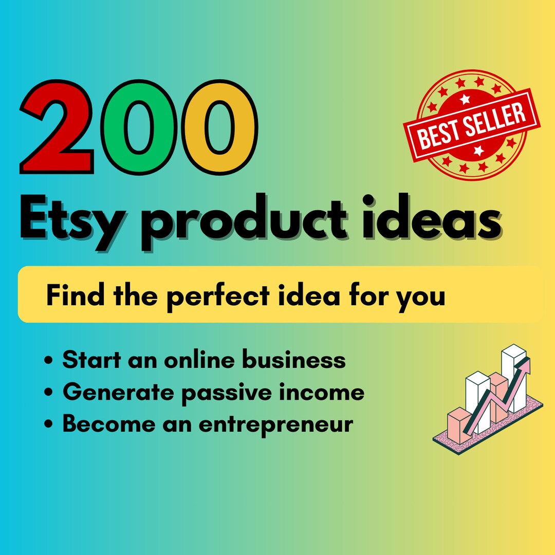 200 Etsy Product Ideas | Unique Craft Ideas for Etsy | Creative Product ...