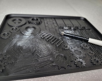 Dry Brush Texture palette for miniature painting Warhammer 40k AoS GW Shatterpoint