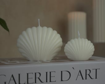 SHELL candle / shell candle / rapeseed wax / pillar candle / gift idea