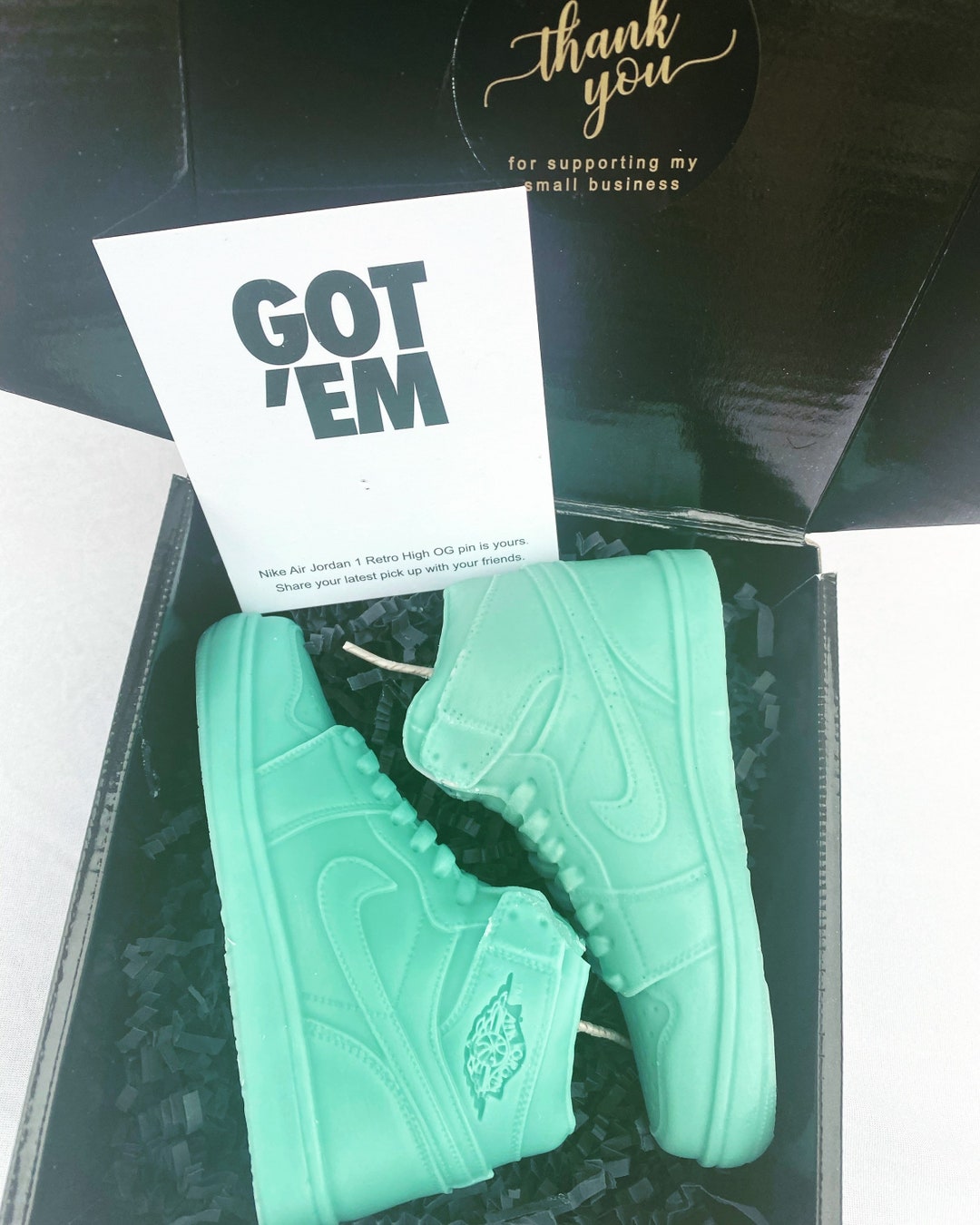 Shoe Candle Set/2pc Set/ Shoe Heads/perfect Gift Set/sneaker Candle