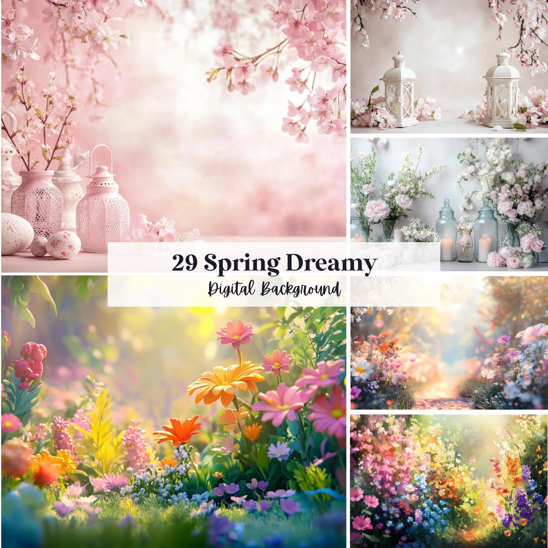 29 Spring Dreamy Backdrop, Perfect for Wedding, Birthday, Special Day ...