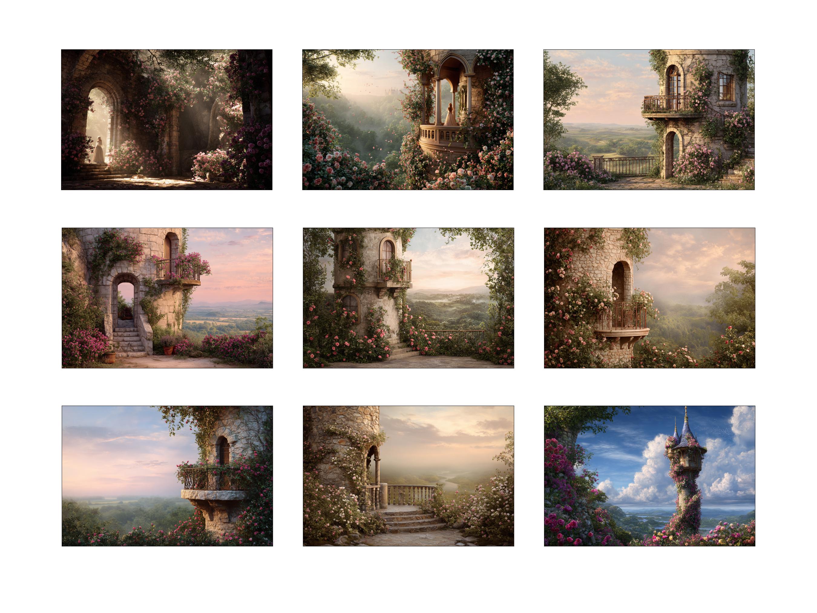 Tangled Backdrop Rocks 20 Rapunzel's Tower Backdrops, Perfect for Wedding, Birthday, Special ...