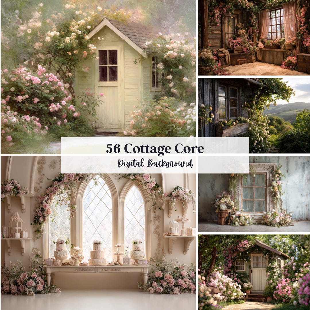 56 Cottage Core Backdrops, Perfect for Wedding, Birthday, Special Day ...
