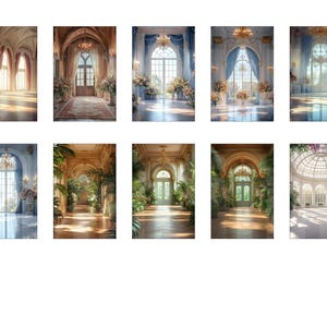 58 Mansion Interiors Digital Backdrops, Perfect for Wedding, Birthday ...