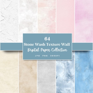 Papel digital de pared con textura de lavado de piedra, ideal para fondos y patrones con texturas. Descarga instantánea (JPG, PNG). Uso comercial.