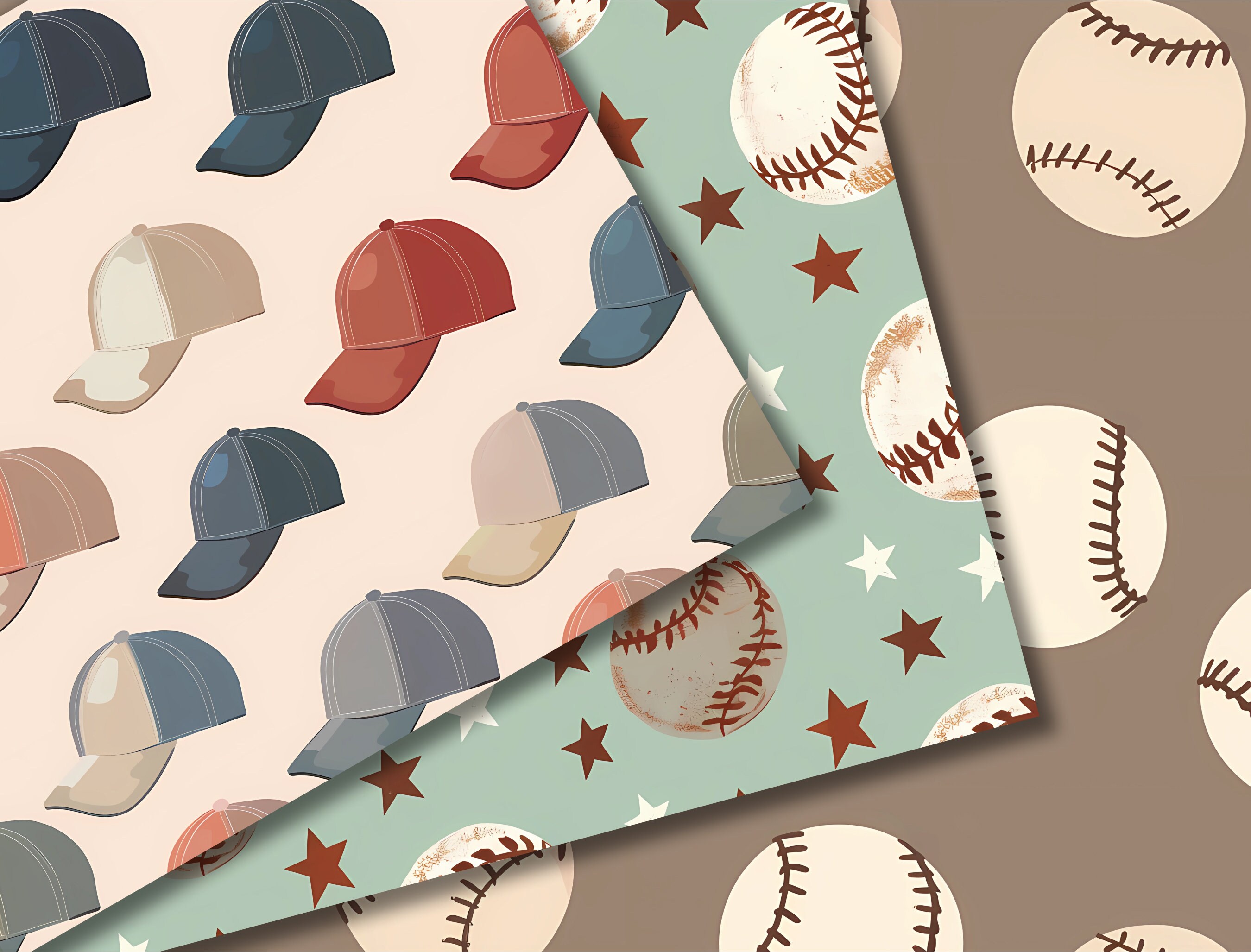 18 Baseball, Seamless Digital Paper, Perfect for Textures Backgrounds ...
