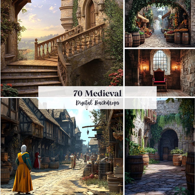 Backdrop Midieval 70 Medieval Backdrops, Perfect for Wedding, Birthday, Special Day ...