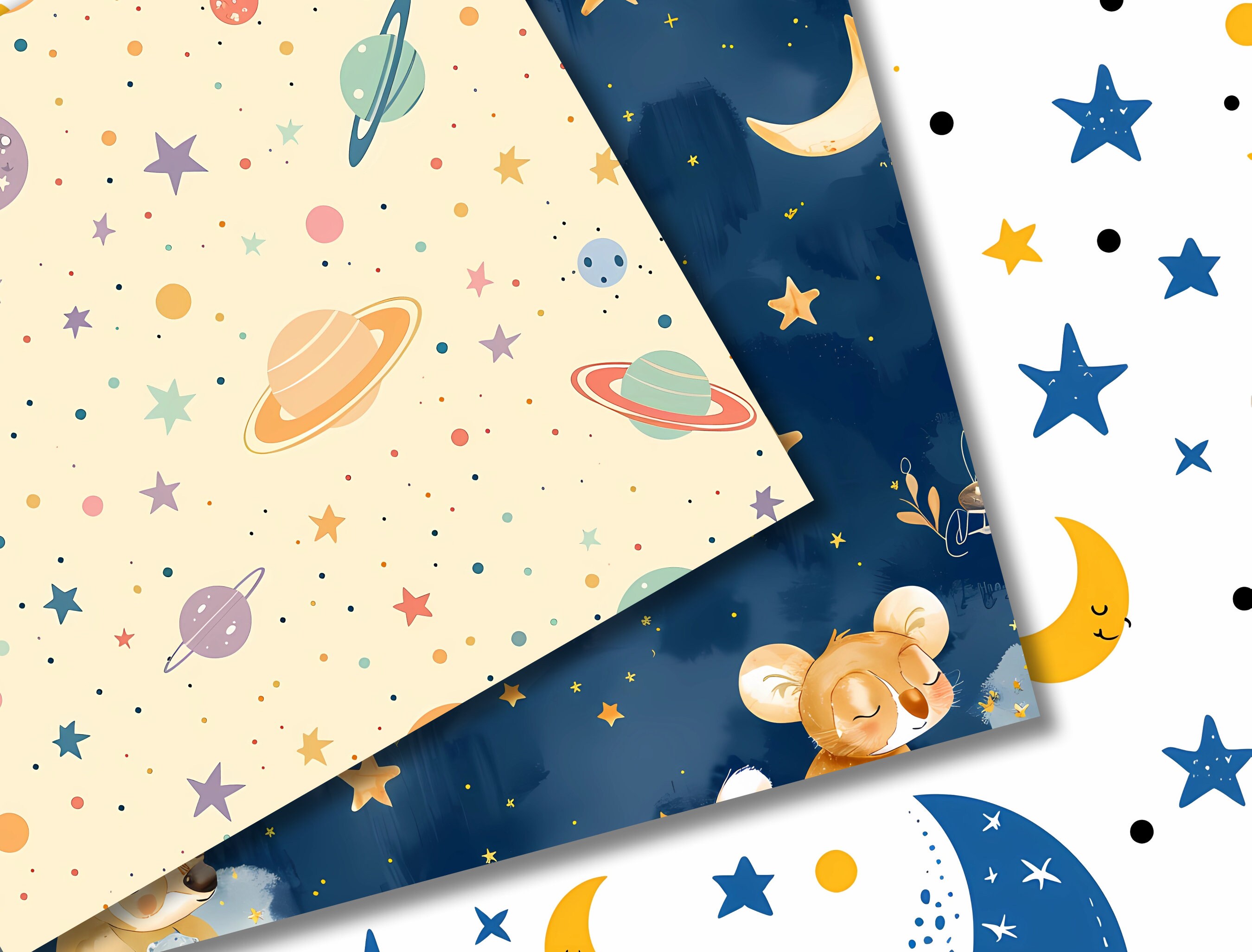 38 Starry Night Seamless Digital Paper, Perfect for Textures ...