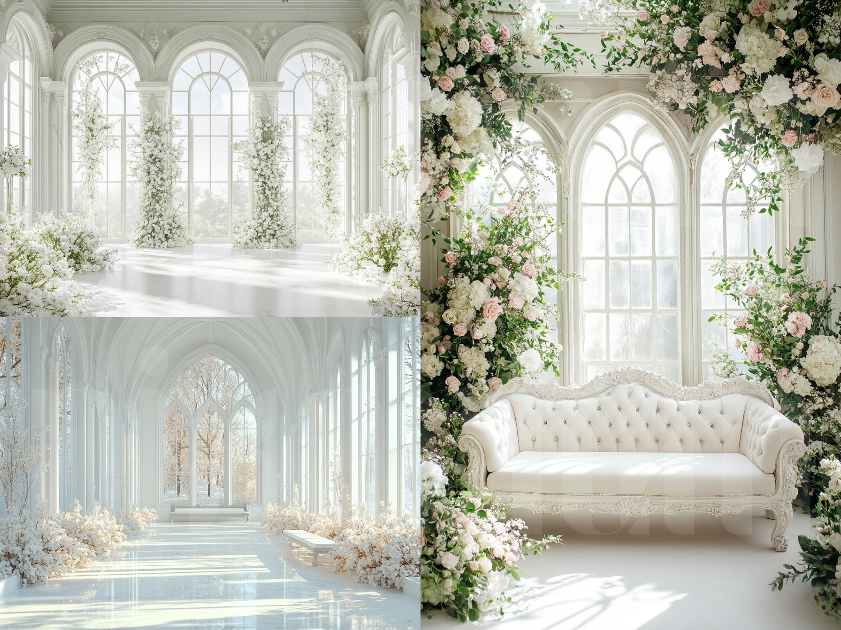 41 White Marble Room Digital Backdrops, Perfect for Wedding, Maternity ...