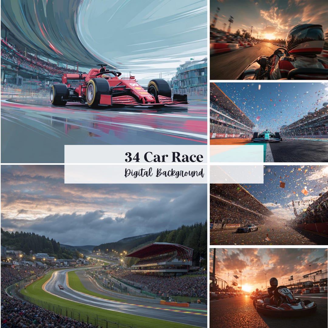 34 Car Race Backdrop Perfect for Wedding, Birthday, Special Day ...
