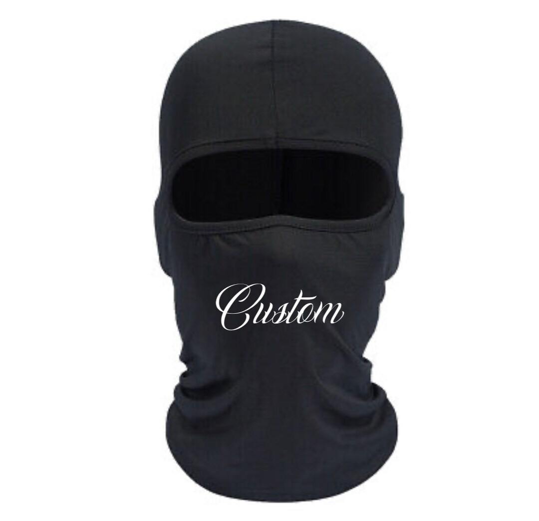 Custom Ski Mask Custom Face Mask Custom Mask Custom Etsy