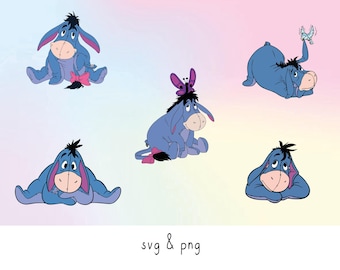 Eeyore- #2 svg, png, pdf, dxf